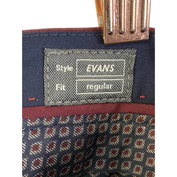 BRAX Casual Performance Regular Fit Chino Pants Pima Cotton Maroon 42 x 34 - Picture 9 of 13